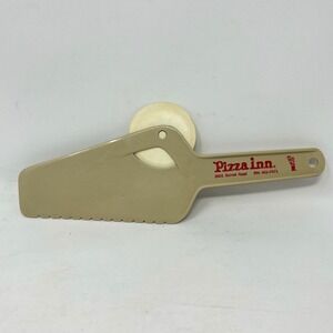 Vintage Plastic Pizza Cutter Server Combo Pizza Inn Austin Texas Made in USA